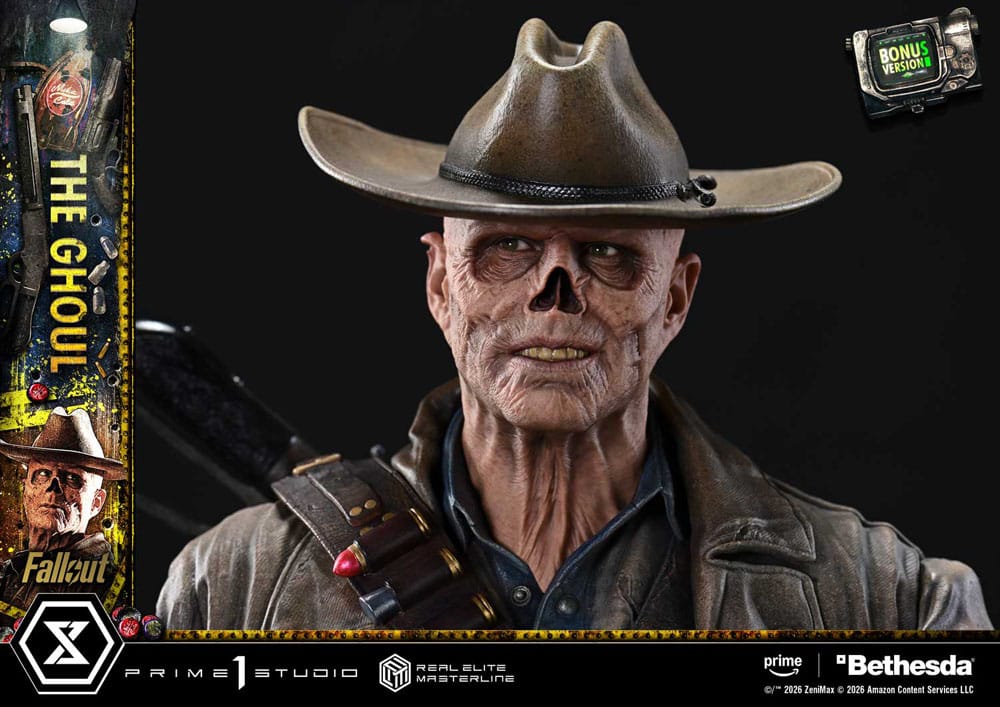 PRIME 1 - Fallout (TV Series) Real Elite Masterline Series Statue 1/4 The Ghoul DX Bonus Version