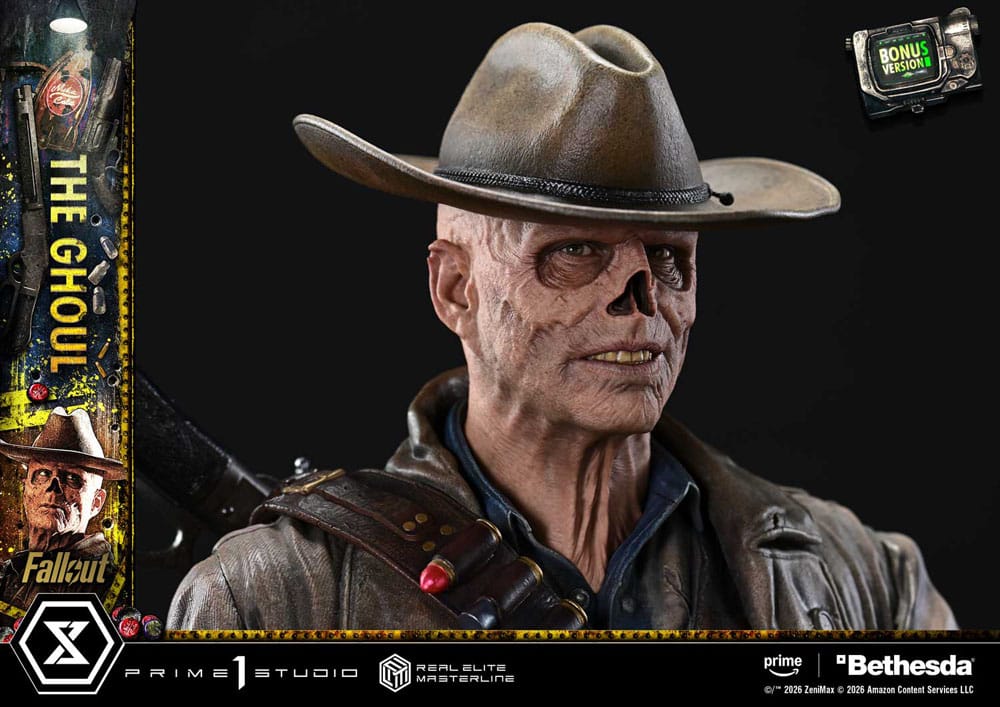PRIME 1 - Fallout (TV Series) Real Elite Masterline Series Statue 1/4 The Ghoul DX Bonus Version