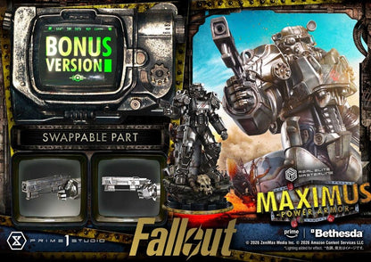 PRIME 1  - Fallout Real Elite Masterline Statue 1/4 Maximus Power Armor DX Bonus Version