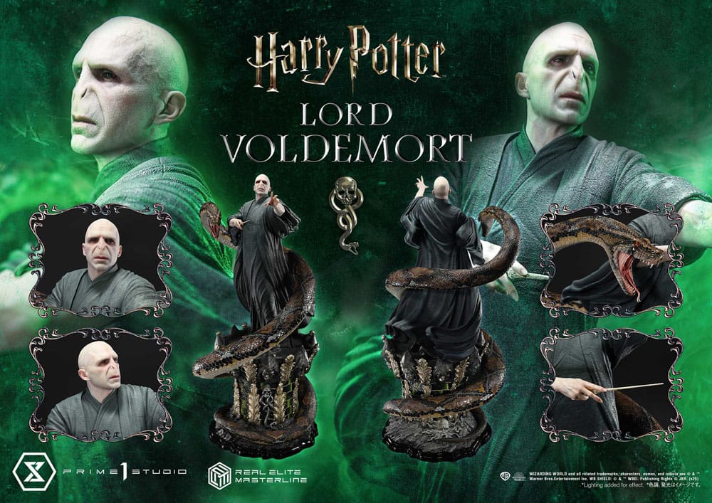 PRIME 1 - Harry Potter Real Elite Masterline Series Statue 1/4 Lord Voldemort Bonus Version