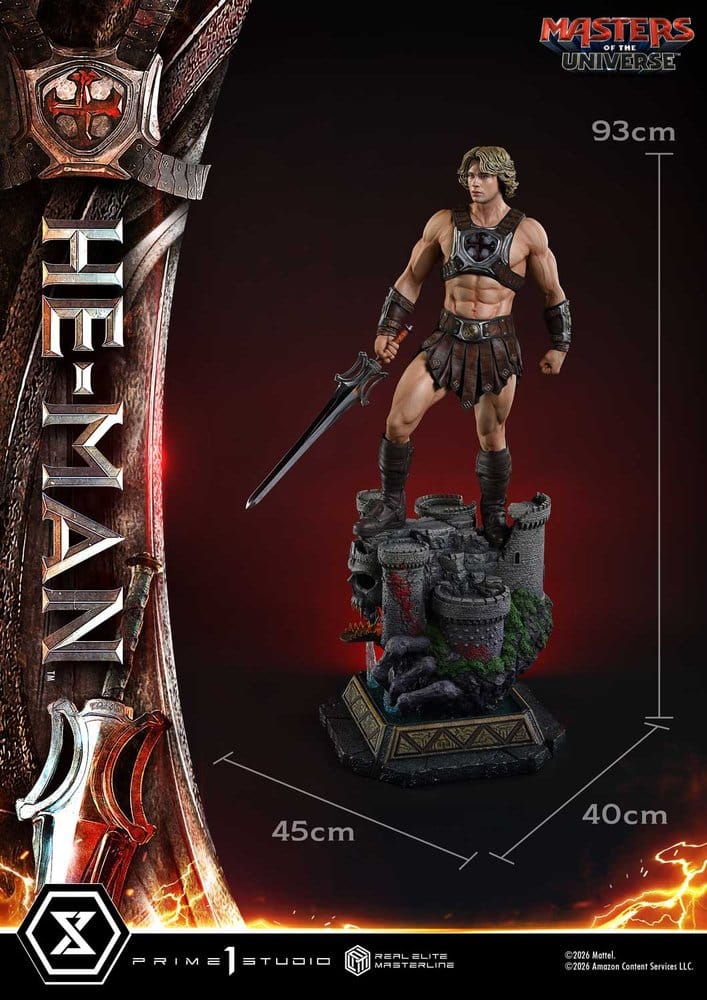 PRIME 1 - Masters of the Universe (2026 Film) Real Elite Masterline Series Statue 1/3 He-Man DX Bonus Version
