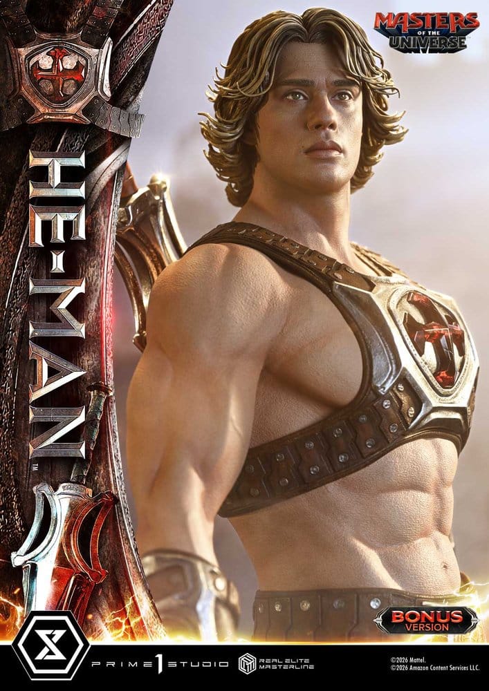 PRIME 1 - Masters of the Universe (2026 Film) Real Elite Masterline Series Statue 1/3 He-Man DX Bonus Version