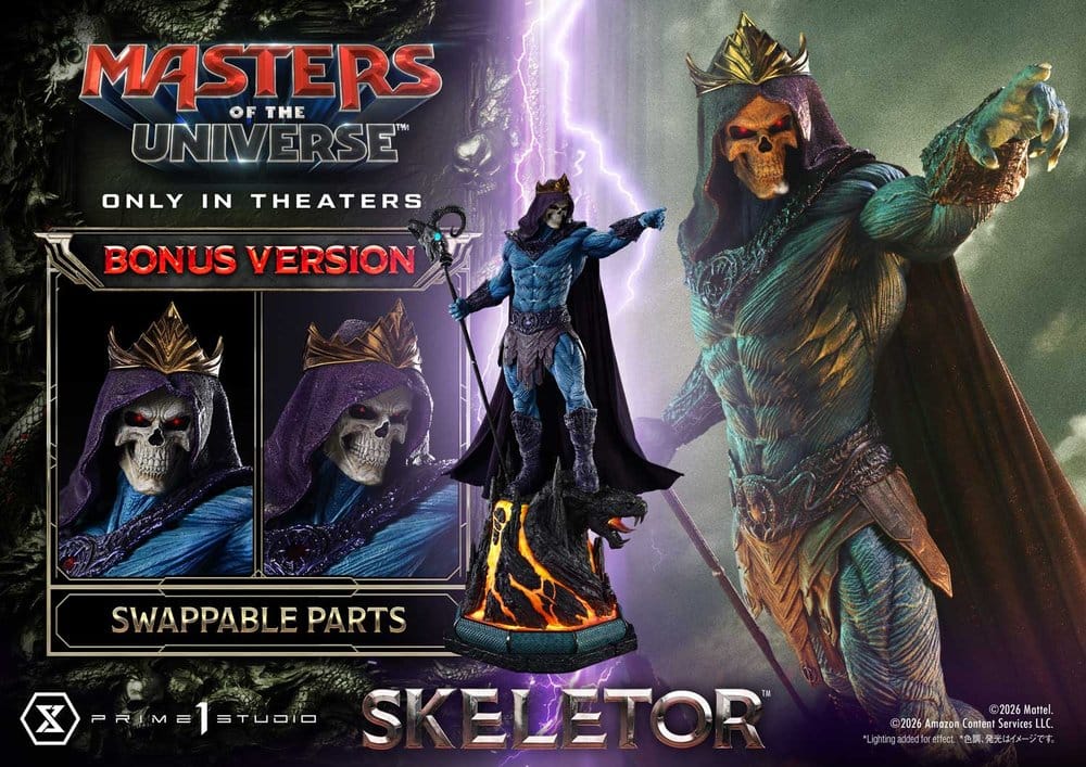 PRIME 1 - Masters of the Universe (2026 Film) Real Elite Masterline Series Statue 1/3 Skeletor Bonus Version