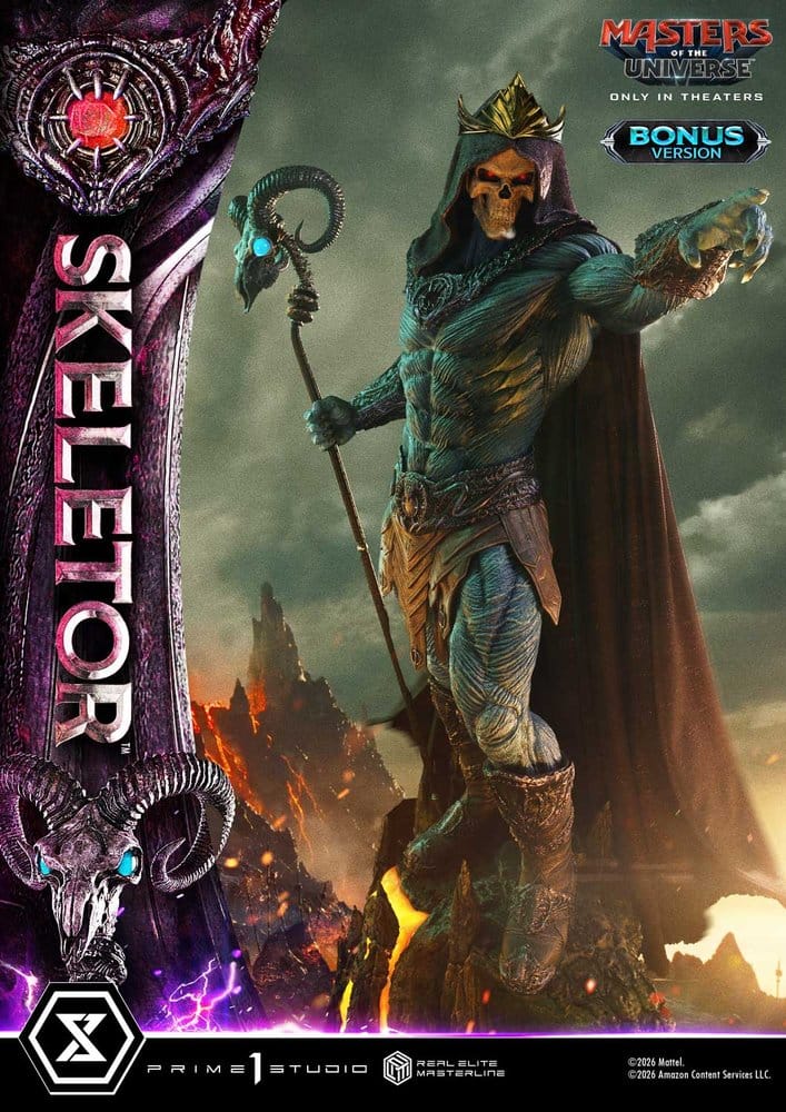 PRIME 1 - Masters of the Universe (2026 Film) Real Elite Masterline Series Statue 1/3 Skeletor Bonus Version