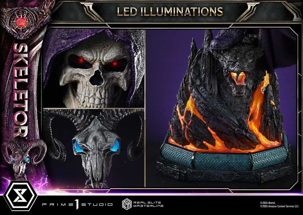 PRIME 1 - Masters of the Universe (2026 Film) Real Elite Masterline Series Statue 1/3 Skeletor Bonus Version