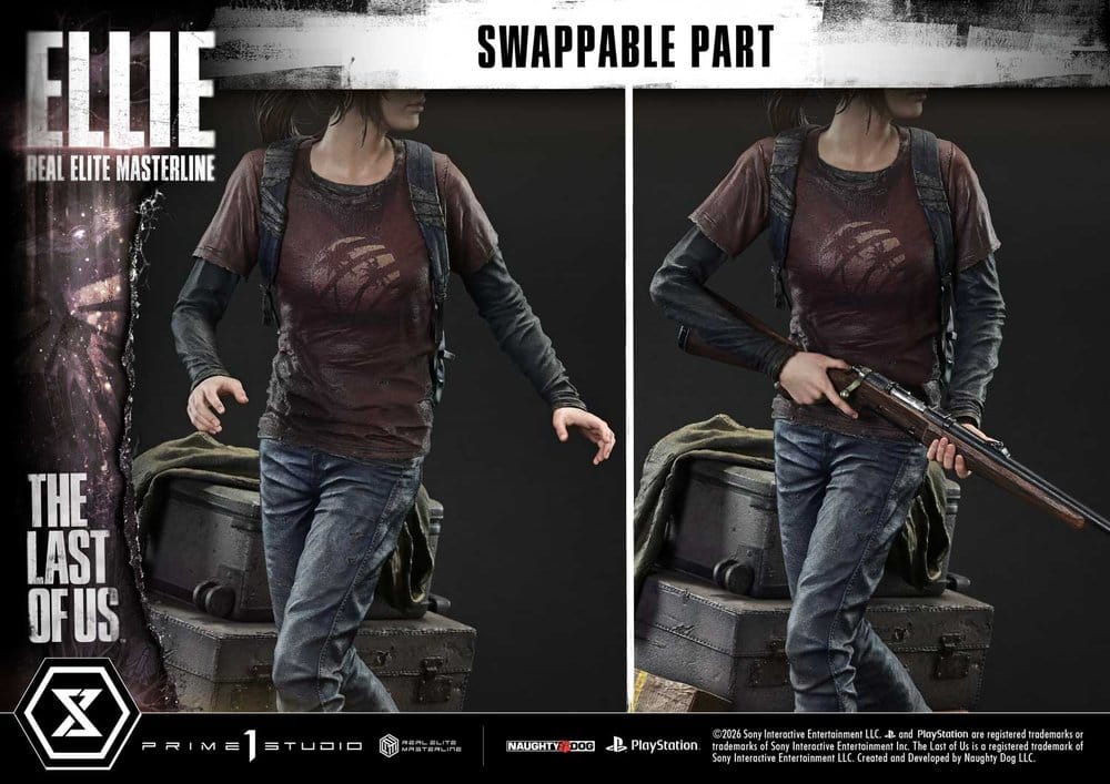 PRIME 1 - The Last of Us (Part I) Real Elite Masterline Statue 1/4 Ellie Bonus Version