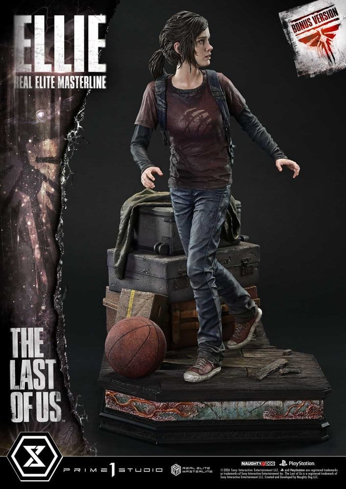 PRIME 1 - The Last of Us (Part I) Real Elite Masterline Statue 1/4 Ellie Bonus Version