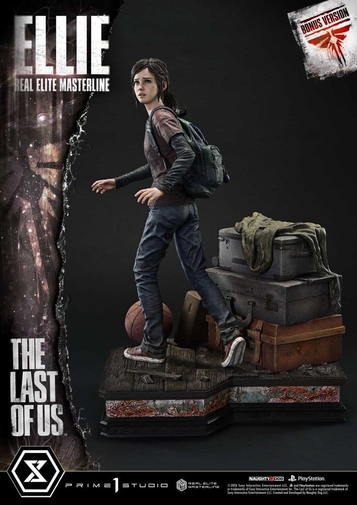 PRIME 1 - The Last of Us (Part I) Real Elite Masterline Statue 1/4 Ellie Bonus Version