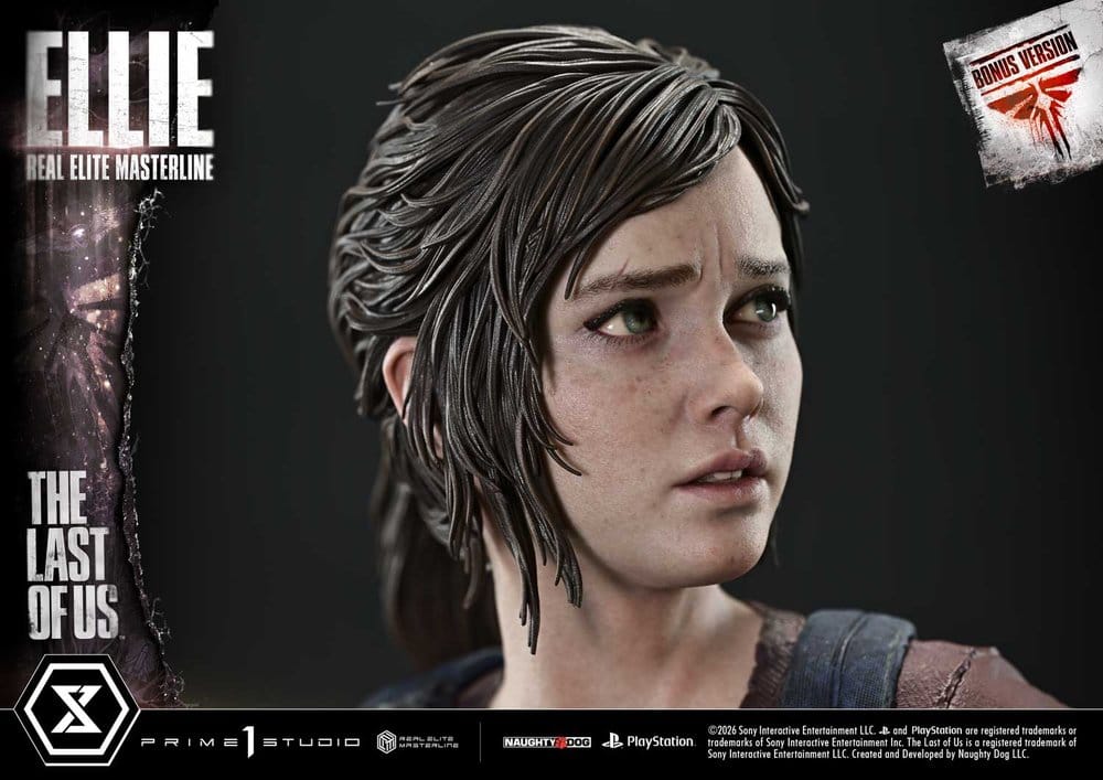 PRIME 1 - The Last of Us (Part I) Real Elite Masterline Statue 1/4 Ellie Bonus Version