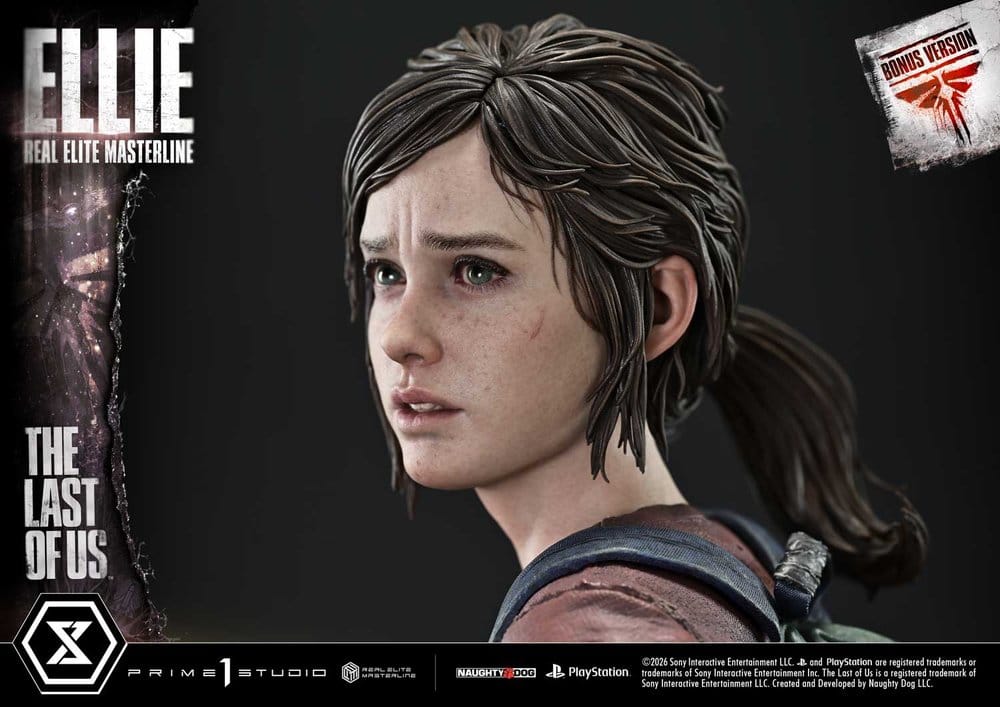 PRIME 1 - The Last of Us (Part I) Real Elite Masterline Statue 1/4 Ellie Bonus Version