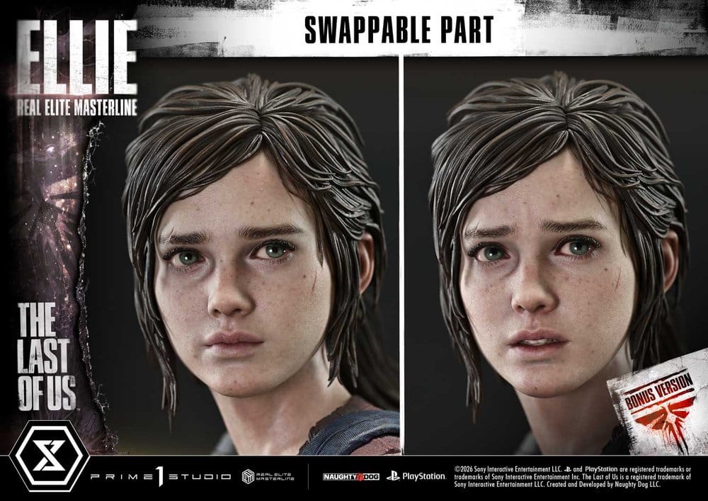 PRIME 1 - The Last of Us (Part I) Real Elite Masterline Statue 1/4 Ellie Bonus Version