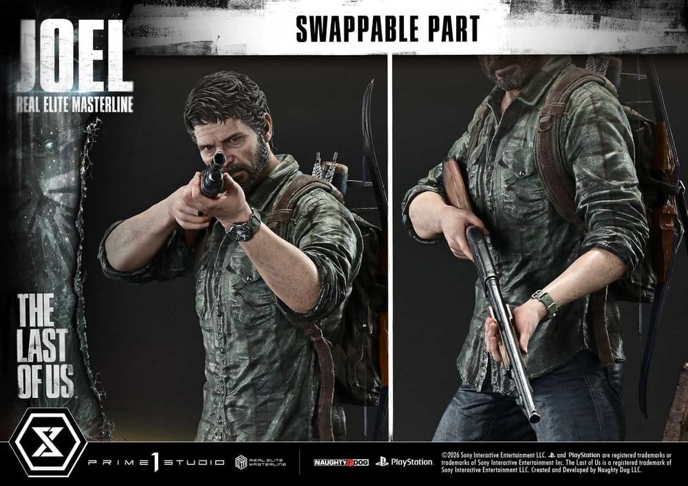PRIME 1 - The Last of Us (Part I) Real Elite Masterline Statue 1/4 Joel Bonus Version