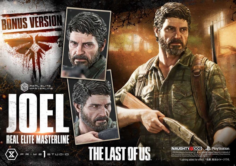 PRIME 1 - The Last of Us (Part I) Real Elite Masterline Statue 1/4 Joel Bonus Version