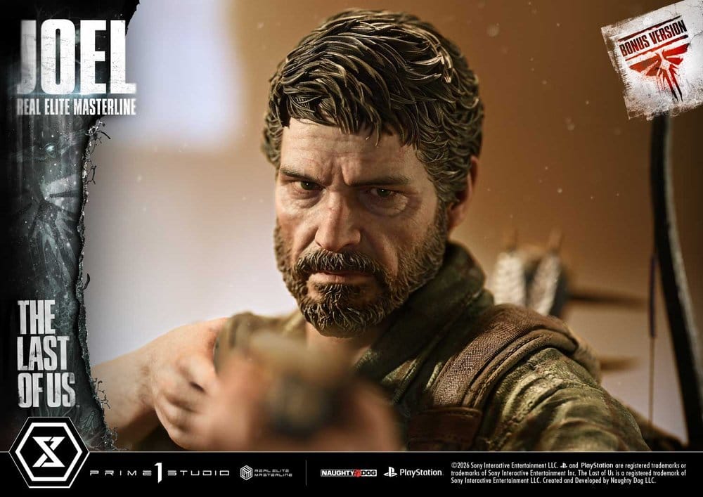 PRIME 1 - The Last of Us (Part I) Real Elite Masterline Statue 1/4 Joel Bonus Version