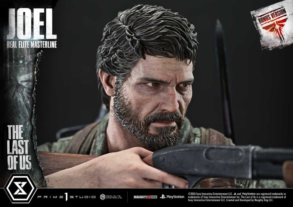 PRIME 1 - The Last of Us (Part I) Real Elite Masterline Statue 1/4 Joel Bonus Version