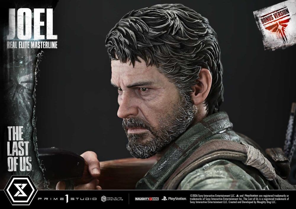 PRIME 1 - The Last of Us (Part I) Real Elite Masterline Statue 1/4 Joel Bonus Version