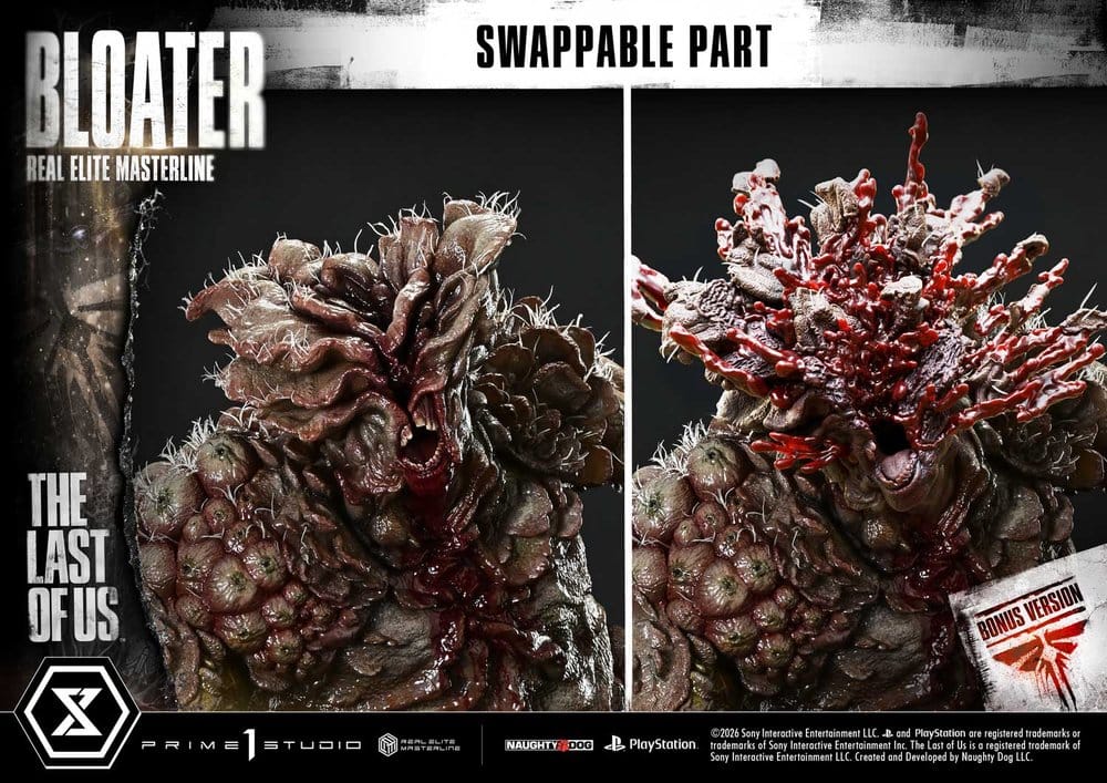 PRIME 1 - The Last of Us (Part I) Real Elite Masterline Statue 1/4 Bloater Ultimate Bonus Version