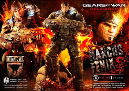 PRIME 1 - Gears of War: Reloaded Real Elite Masterline Series Statue 1/3 Marcus Fenix Ultimate Bonus Version
