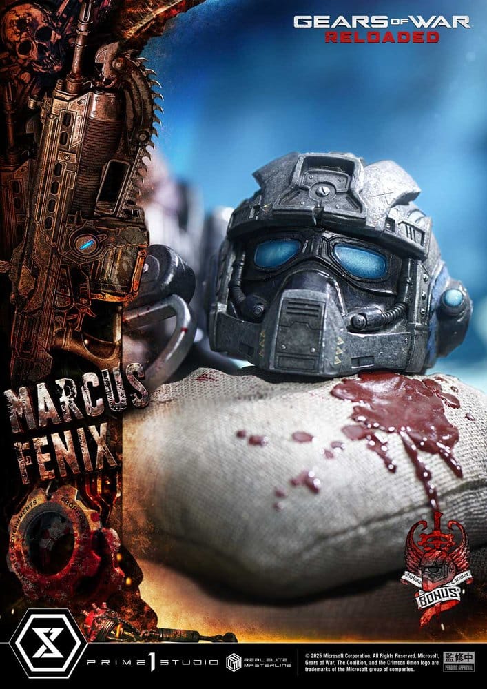 PRIME 1 - Gears of War: Reloaded Real Elite Masterline Series Statue 1/3 Marcus Fenix Ultimate Bonus Version