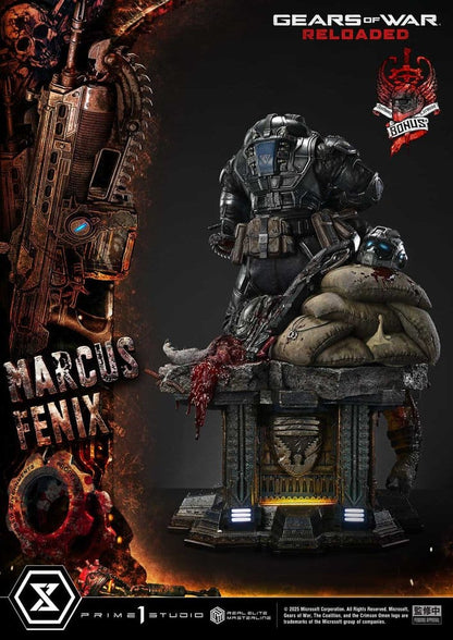 PRIME 1 - Gears of War: Reloaded Real Elite Masterline Series Statue 1/3 Marcus Fenix Ultimate Bonus Version