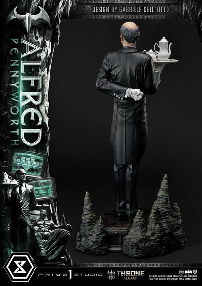 PRIME 1 STUDIOS - Dc Comics - Thrones Legacy Series Statue Alfred Pennyworth (Batman Comics) Bonus Ver