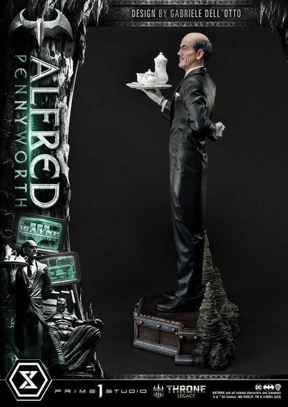 PRIME 1 STUDIOS - Dc Comics - Thrones Legacy Series Statue Alfred Pennyworth (Batman Comics) Bonus Ver