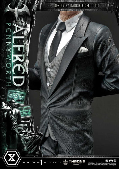 PRIME 1 STUDIOS - Dc Comics - Thrones Legacy Series Statue Alfred Pennyworth (Batman Comics) Bonus Ver