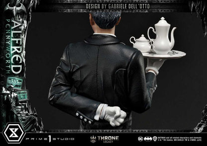 PRIME 1 STUDIOS - Dc Comics - Thrones Legacy Series Statue Alfred Pennyworth (Batman Comics) Bonus Ver