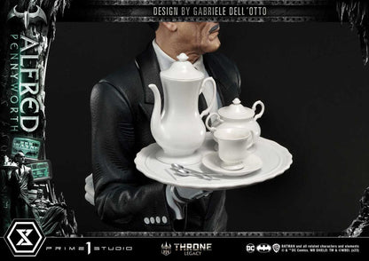 PRIME 1 STUDIOS - Dc Comics - Thrones Legacy Series Statue Alfred Pennyworth (Batman Comics) Bonus Ver