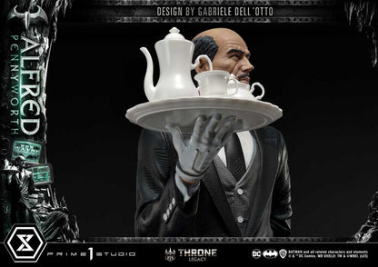 PRIME 1 STUDIOS - Dc Comics - Thrones Legacy Series Statue Alfred Pennyworth (Batman Comics) Bonus Ver