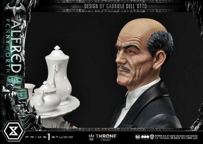 PRIME 1 STUDIOS - Dc Comics - Thrones Legacy Series Statue Alfred Pennyworth (Batman Comics) Bonus Ver