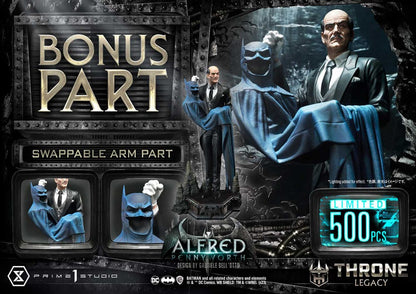 PRIME 1 STUDIOS - Dc Comics - Thrones Legacy Series Statue Alfred Pennyworth (Batman Comics) Bonus Ver