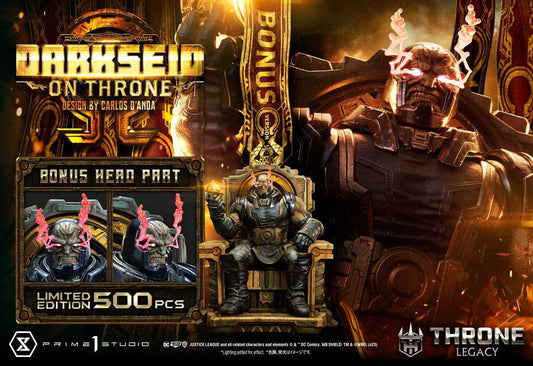 PRIME 1 STUDIOS - Dc Comics - Thrones Legacy Series Statue 1:4 Justice League (Comics) Darkseid on Thrones Design by Carlos D'Anda DeLuxe Bonus Ver