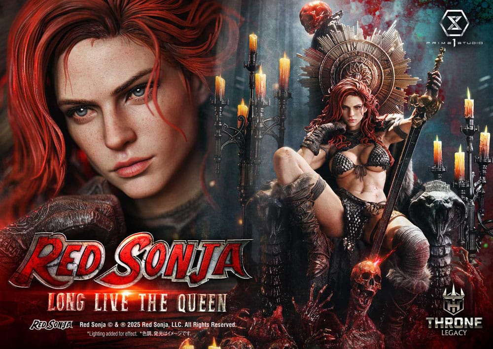 PRIME 1 - Red Sonja Throne Legacy Collection Statue Statue 1/3 Red Sonja: Long Live the Queen Bonus Version