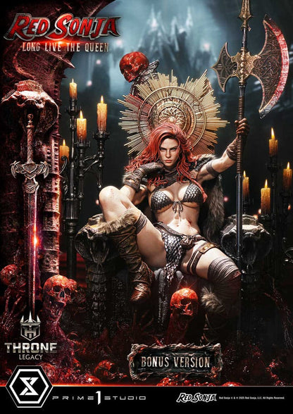 PRIME 1 - Red Sonja Throne Legacy Collection Statue Statue 1/3 Red Sonja: Long Live the Queen Bonus Version