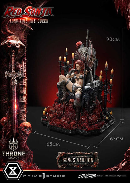 PRIME 1 - Red Sonja Throne Legacy Collection Statue Statue 1/3 Red Sonja: Long Live the Queen Bonus Version