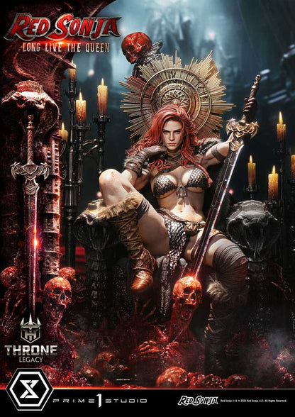 PRIME 1 - Red Sonja Throne Legacy Collection Statue Statue 1/3 Red Sonja: Long Live the Queen Bonus Version