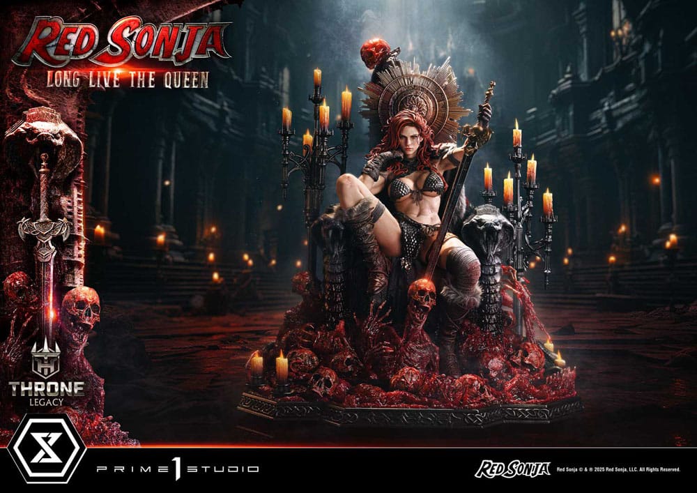 PRIME 1 - Red Sonja Throne Legacy Collection Statue Statue 1/3 Red Sonja: Long Live the Queen Bonus Version
