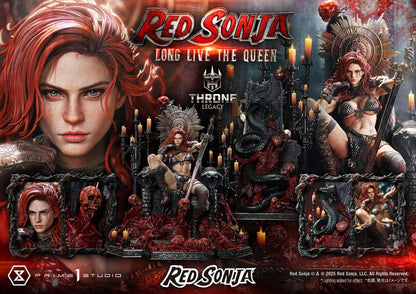 PRIME 1 - Red Sonja Throne Legacy Collection Statue Statue 1/3 Red Sonja: Long Live the Queen Bonus Version