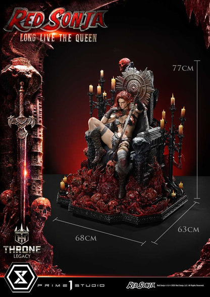 PRIME 1 - Red Sonja Throne Legacy Collection Statue Statue 1/3 Red Sonja: Long Live the Queen Bonus Version