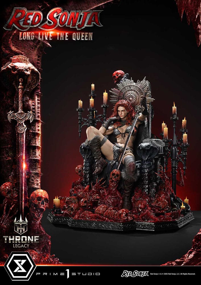 PRIME 1 - Red Sonja Throne Legacy Collection Statue Statue 1/3 Red Sonja: Long Live the Queen Bonus Version