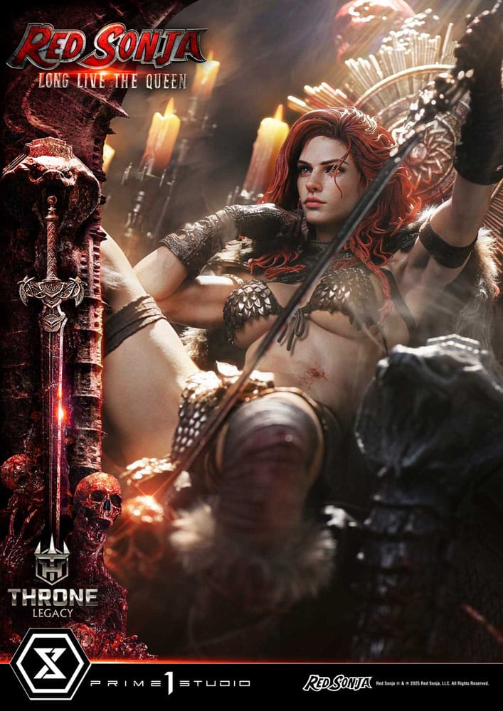 PRIME 1 - Red Sonja Throne Legacy Collection Statue Statue 1/3 Red Sonja: Long Live the Queen Bonus Version