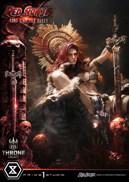 PRIME 1 - Red Sonja Throne Legacy Collection Statue Statue 1/3 Red Sonja: Long Live the Queen Bonus Version