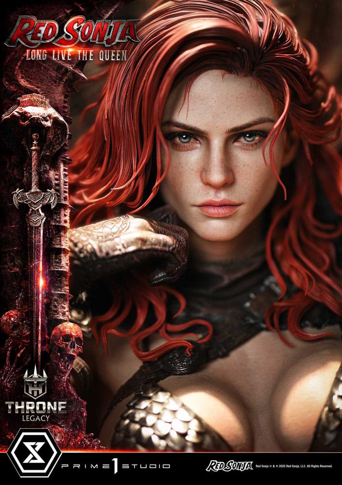PRIME 1 - Red Sonja Throne Legacy Collection Statue Statue 1/3 Red Sonja: Long Live the Queen Bonus Version