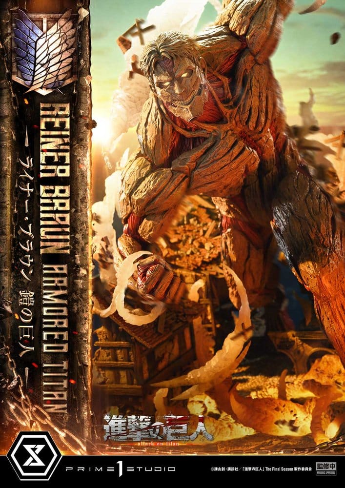 PRIME  1 - Attack on Titan (TV animation) Ultimate Diorama Masterline Statue Reiner Braun Armored Titan Bonus Version