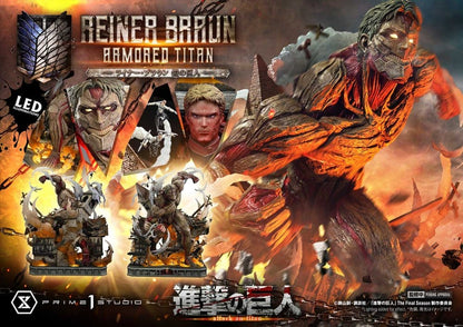 PRIME  1 - Attack on Titan (TV animation) Ultimate Diorama Masterline Statue Reiner Braun Armored Titan Bonus Version