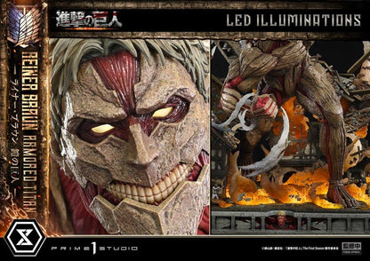PRIME  1 - Attack on Titan (TV animation) Ultimate Diorama Masterline Statue Reiner Braun Armored Titan Bonus Version