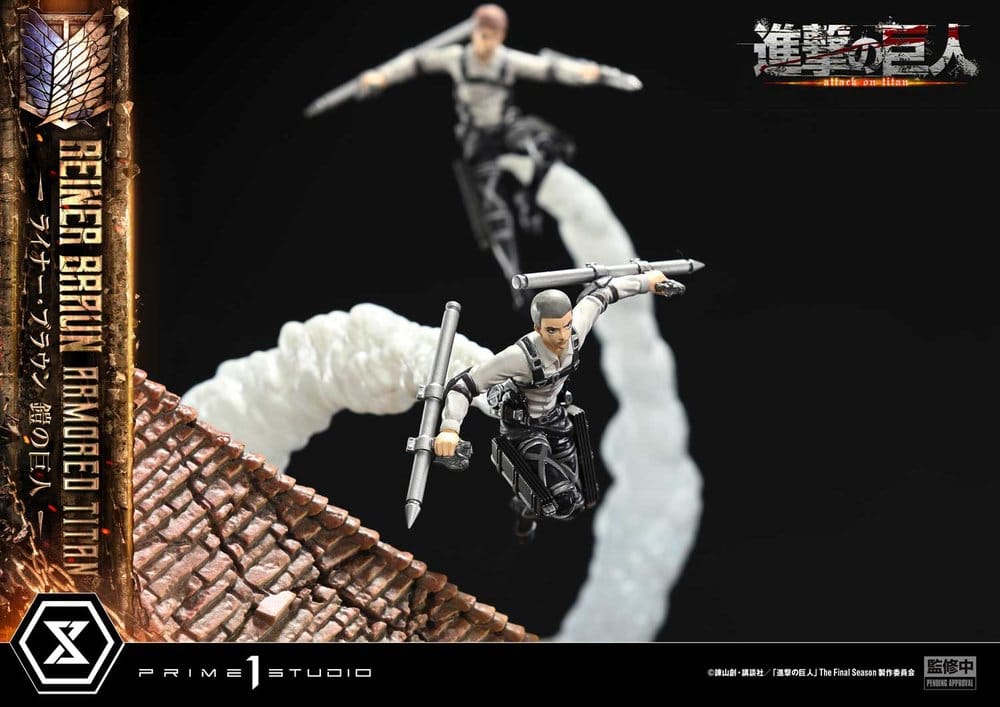 PRIME  1 - Attack on Titan (TV animation) Ultimate Diorama Masterline Statue Reiner Braun Armored Titan Bonus Version