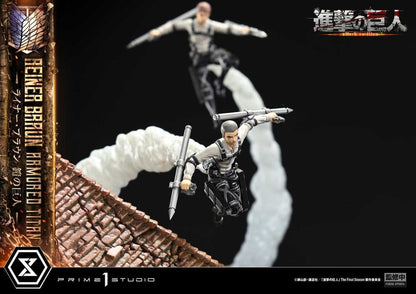 PRIME  1 - Attack on Titan (TV animation) Ultimate Diorama Masterline Statue Reiner Braun Armored Titan Bonus Version