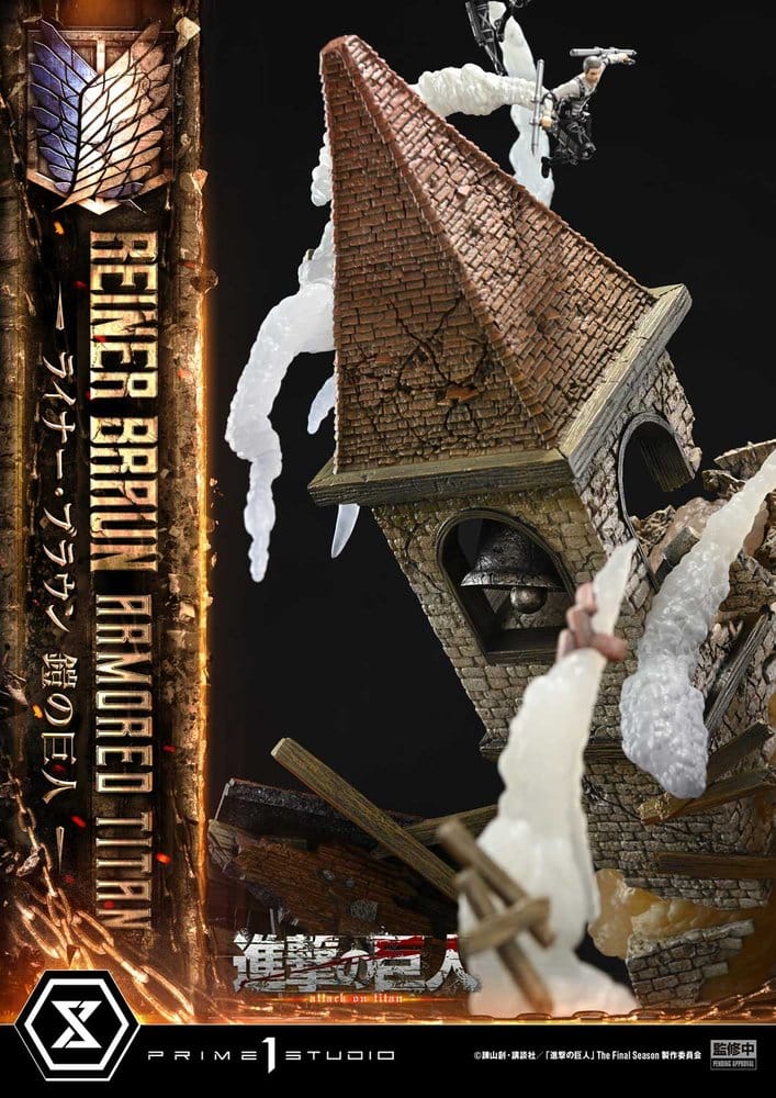 PRIME  1 - Attack on Titan (TV animation) Ultimate Diorama Masterline Statue Reiner Braun Armored Titan Bonus Version